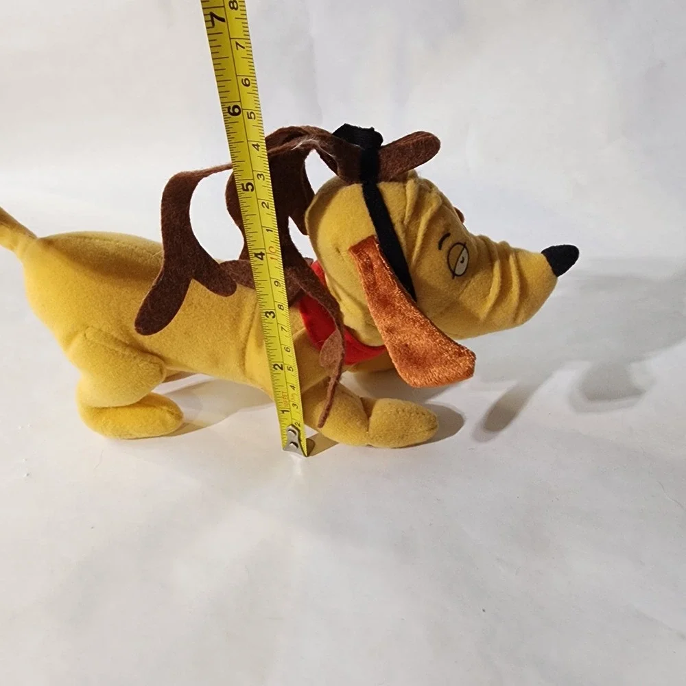 Hallmark Dr Seuss How the Grinch Stole Christmas Max Dog Plush 1998 Stuffed Toy‎